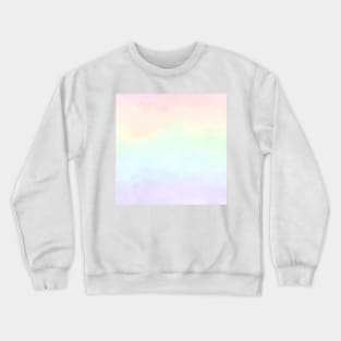 Rainbow Pastel Watercolor Gradient Crewneck Sweatshirt